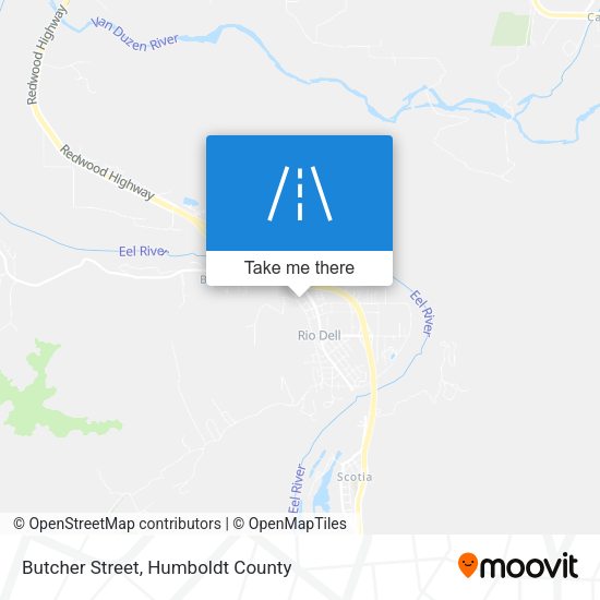 Butcher Street map
