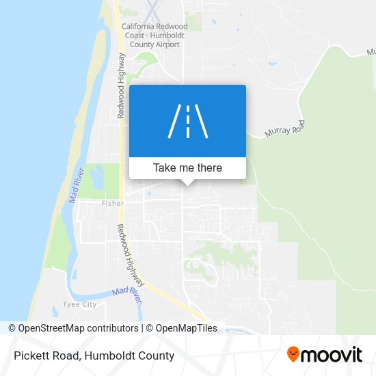 Mapa de Pickett Road