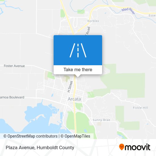 Mapa de Plaza Avenue