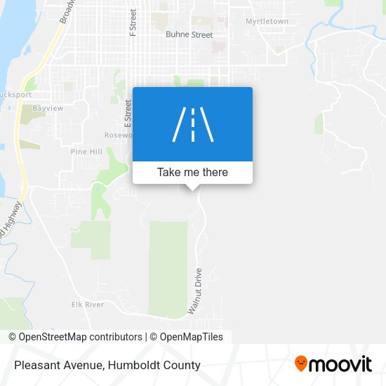 Pleasant Avenue map