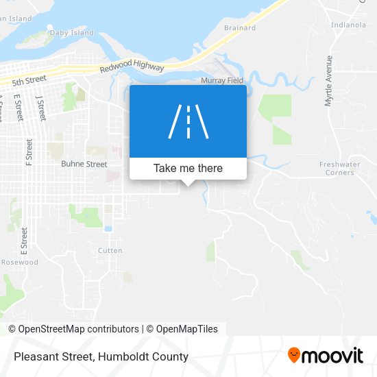 Pleasant Street map