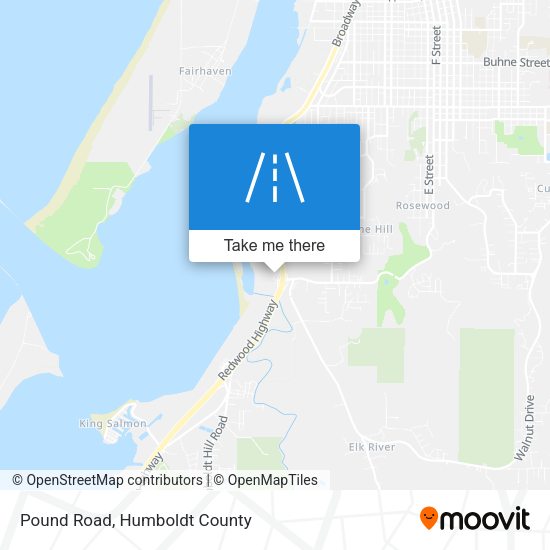 Mapa de Pound Road