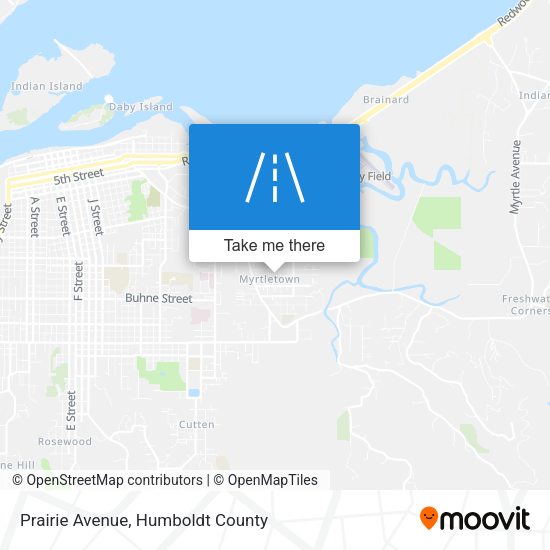Mapa de Prairie Avenue