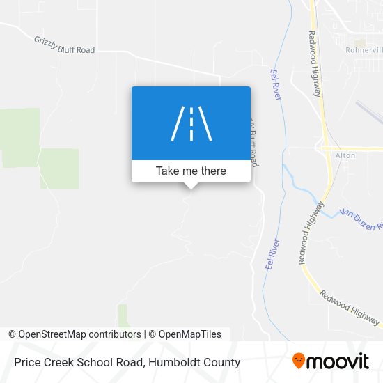 Price Creek School Road map