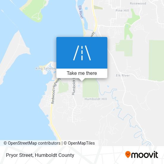 Pryor Street map