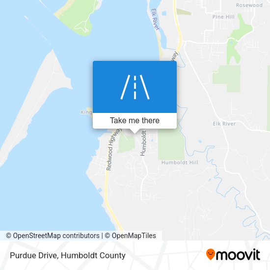 Mapa de Purdue Drive