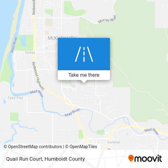 Mapa de Quail Run Court