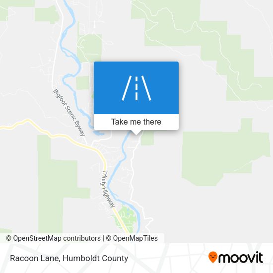 Racoon Lane map