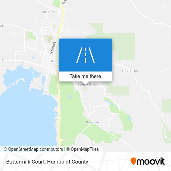 Mapa de Buttermilk Court