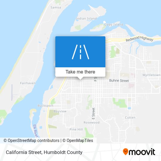 Mapa de California Street