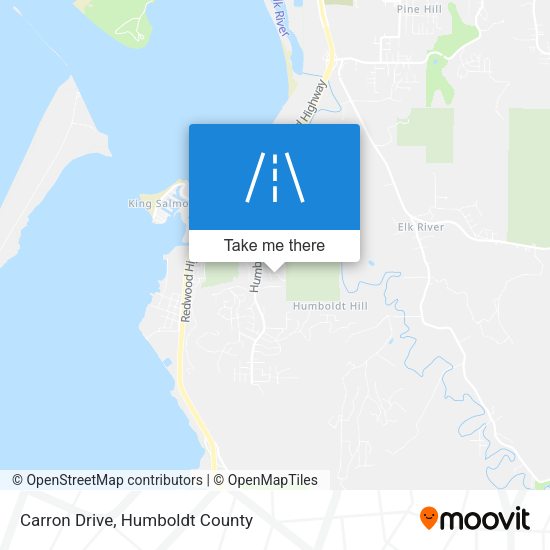 Carron Drive map