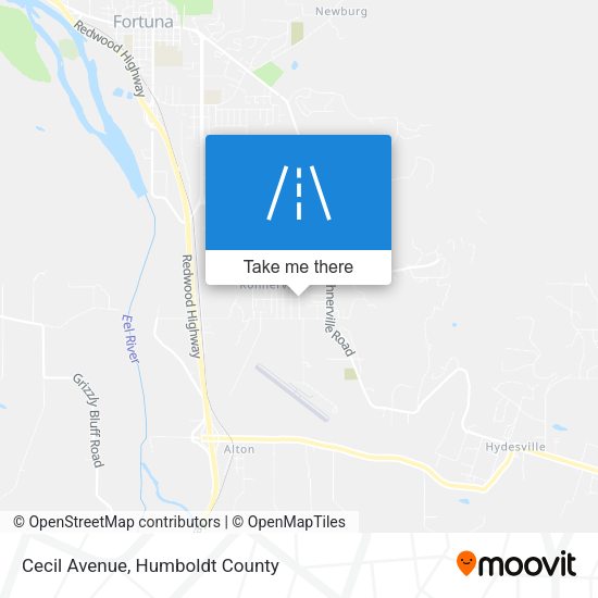 Cecil Avenue map