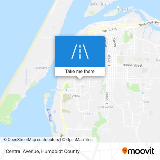Mapa de Central Avenue