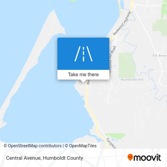 Central Avenue map