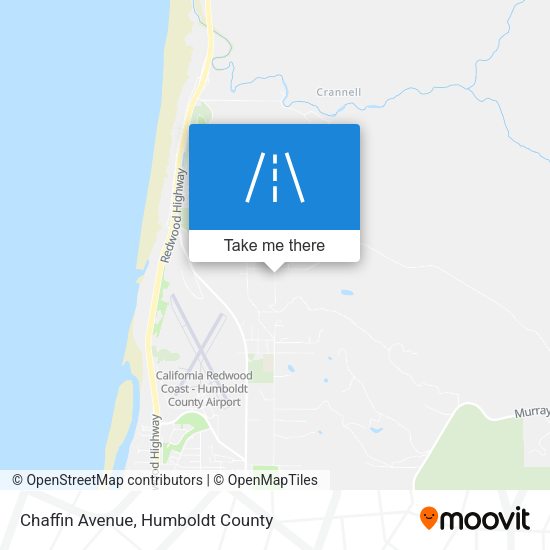 Mapa de Chaffin Avenue