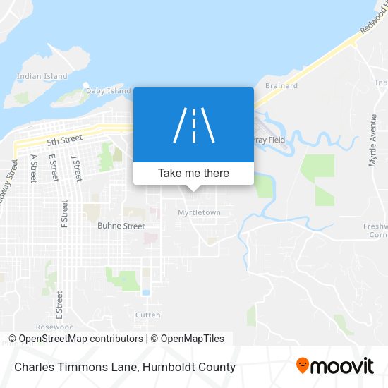 Mapa de Charles Timmons Lane