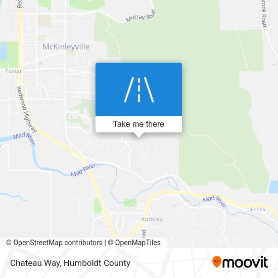 Chateau Way map