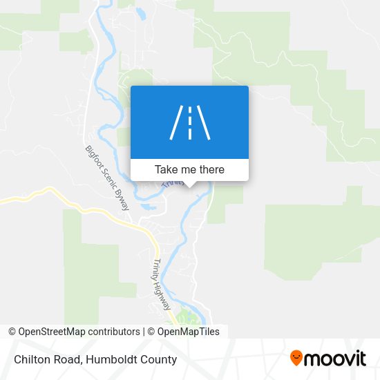 Chilton Road map