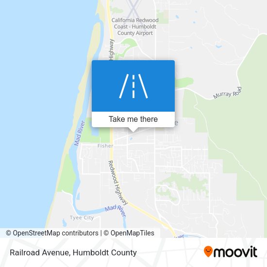 Railroad Avenue map
