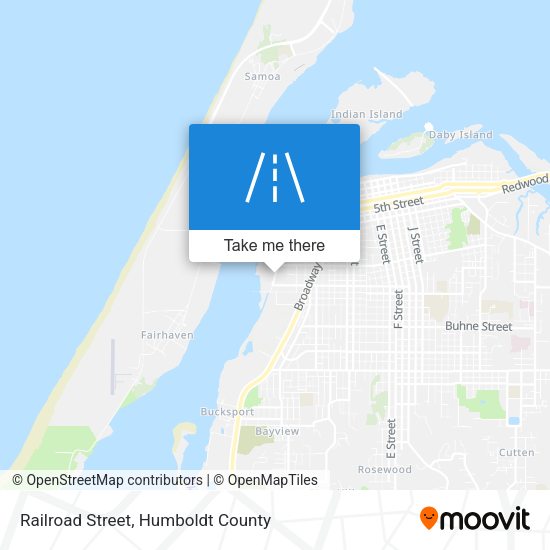 Mapa de Railroad Street
