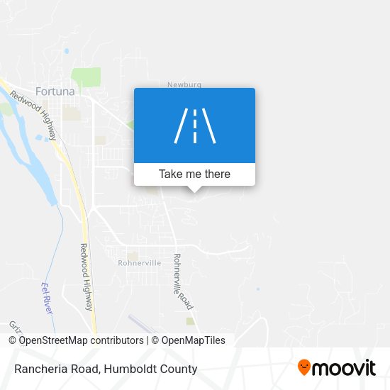 Rancheria Road map