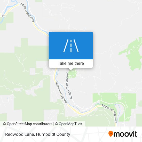 Mapa de Redwood Lane