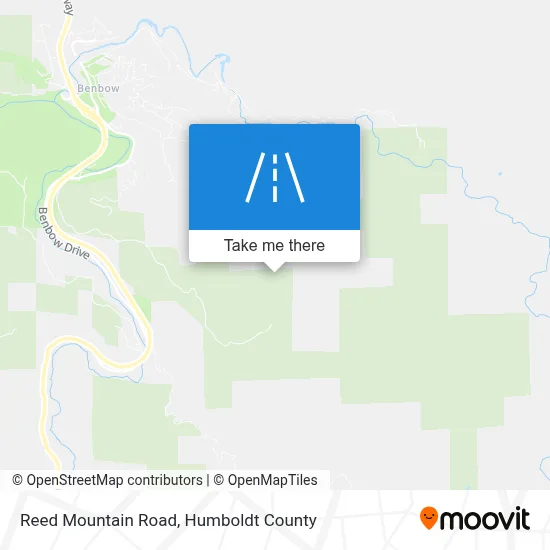 Reed Mountain Road map