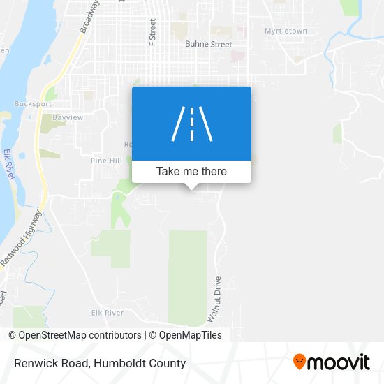 Mapa de Renwick Road