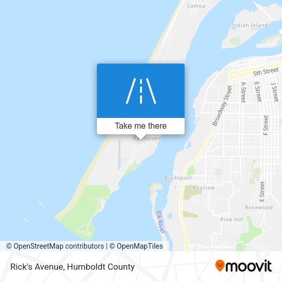 Rick's Avenue map
