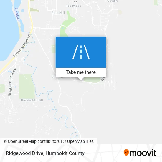 Ridgewood Drive map