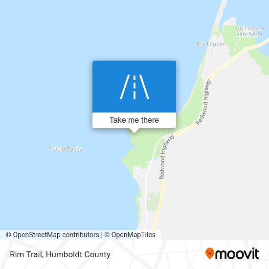 Mapa de Rim Trail