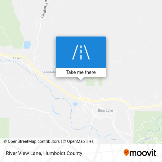 River View Lane map