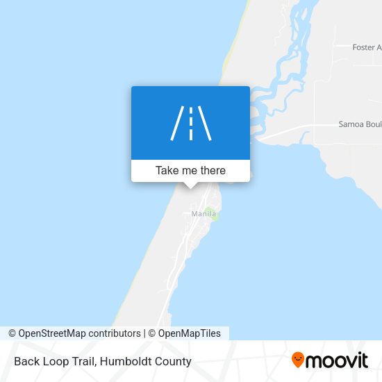 Back Loop Trail map