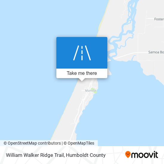 Mapa de William Walker Ridge Trail