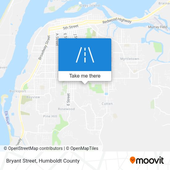 Mapa de Bryant Street