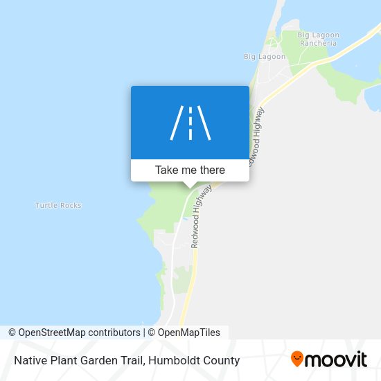 Native Plant Garden Trail map