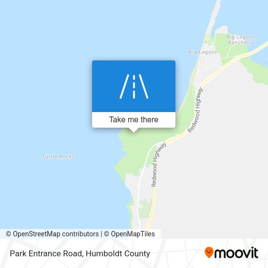 Park Entrance Road map