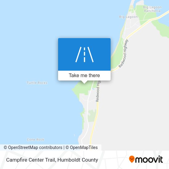 Mapa de Campfire Center Trail