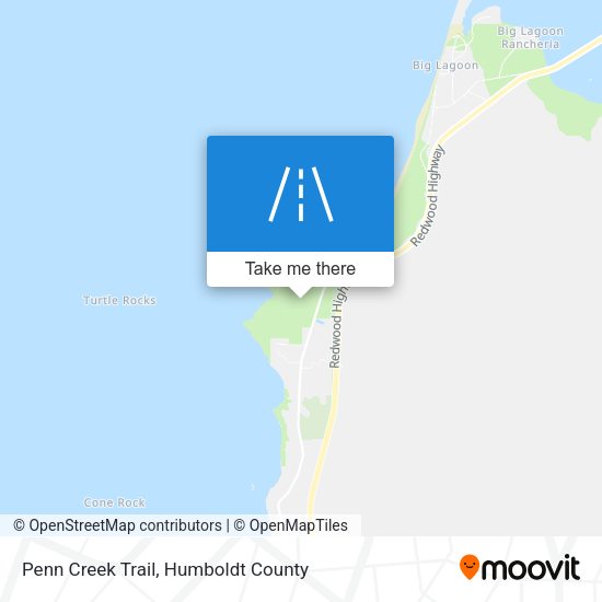 Penn Creek Trail map
