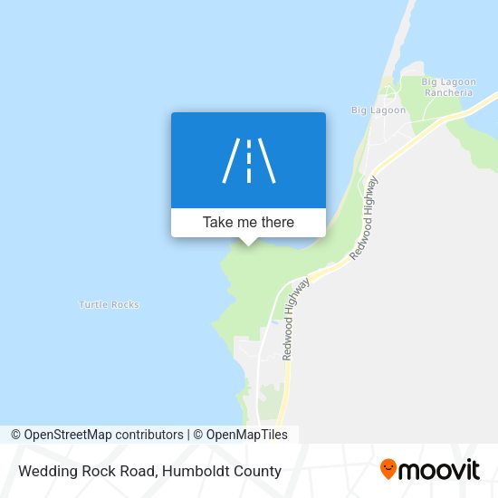 Wedding Rock Road map