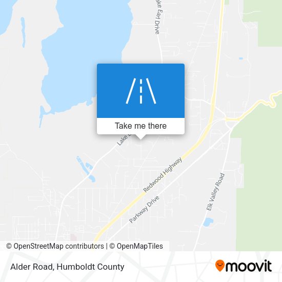 Alder Road map