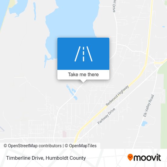 Timberline Drive map