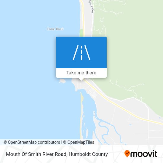 Mouth Of Smith River Road map