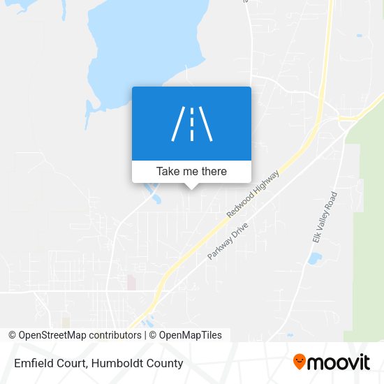 Emfield Court map