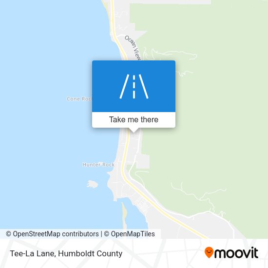 Tee-La Lane map