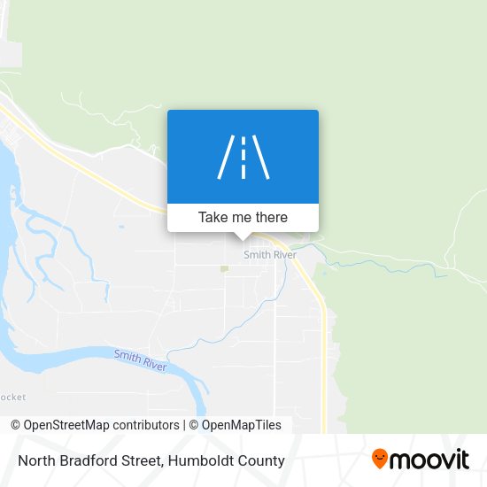Mapa de North Bradford Street