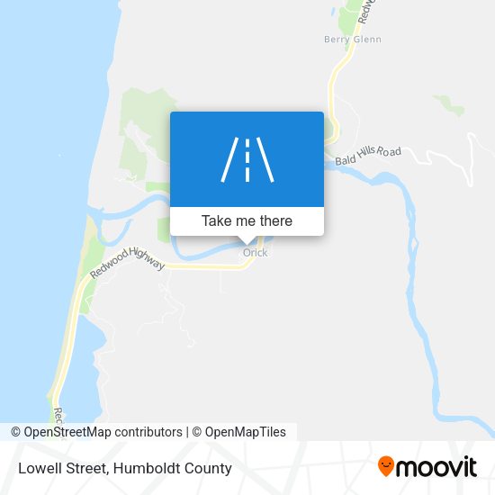 Lowell Street map