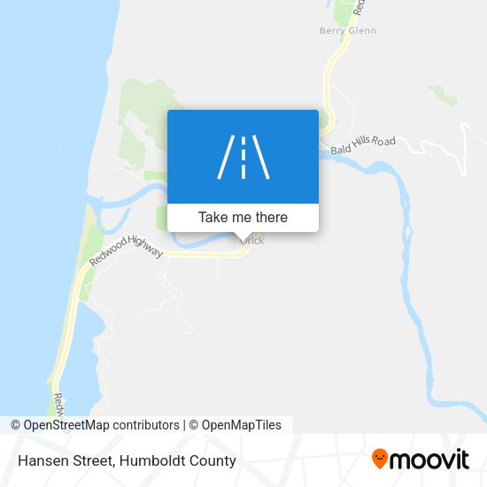 Hansen Street map