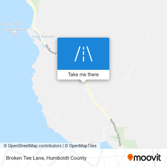 Mapa de Broken Tee Lane