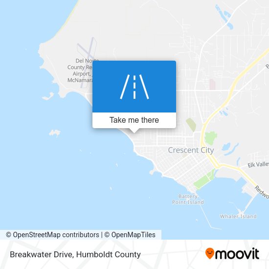 Breakwater Drive map